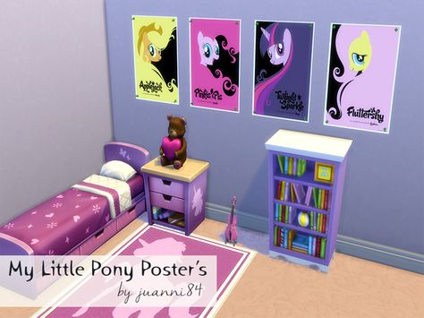 4 My Little Pony Poster's. Great for any room.  Found in TSR Category 'Sims 4 Painting and Poster Recolors' Sims 4 Cc My Little Pony, Sims 4 My Little Pony Cc, My Little Pony Bedroom, My Little Pony Poster, Horse Posters, Dream Nurseries, Pony Hair, Beach Watercolor, Sims 4 Cc Furniture