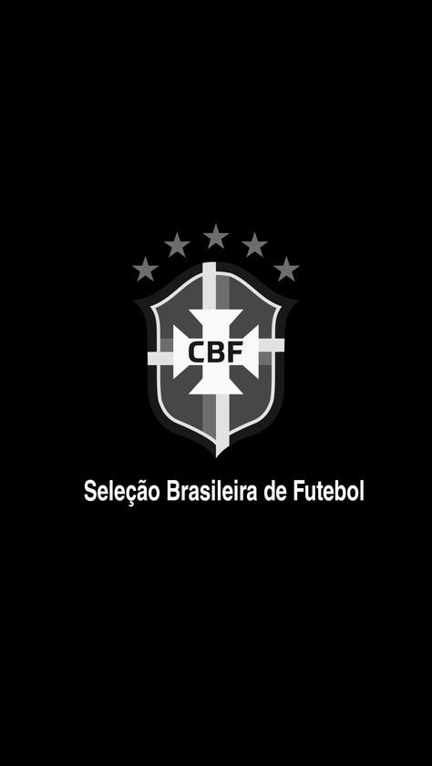 Brazil Logo, Brazil Aesthetic, Football Logo, Black Walls, Black Wallpaper, Chevrolet Logo, Vehicle Logos, Brazil, Football