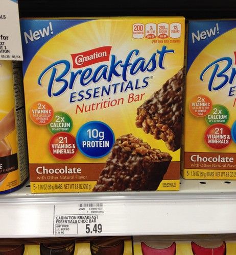 MEIJER:  Carnation Breakfast Bars ONLY $3.49!! Carnation Breakfast Bars, Carnation Breakfast Essentials, Breakfast Essentials, Box Printable, Instant Breakfast, Freebies By Mail, Balanced Breakfast, Cereal Bars, Nutrition Bars