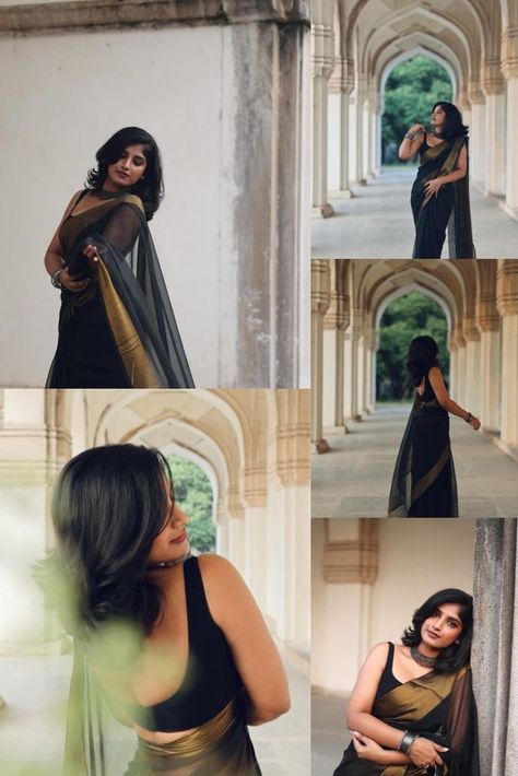 Desi Attire, Senior Photography Poses, Easy Photography Ideas, Graduation Photography Poses, Self Photography, Saree Poses, Vintage Photoshoot, Self Portrait Poses, Stylish Photo Pose