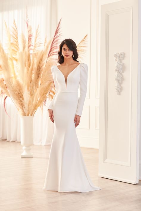 Paloma Blanca Wedding Dress Mikaella, Bond Style, Mikaella Bridal, James Bond Style, Designer Bridal Gowns, Bridal Salon, Wedding Bridesmaid Dresses, Bridal Shop, Beautiful Wedding Dresses