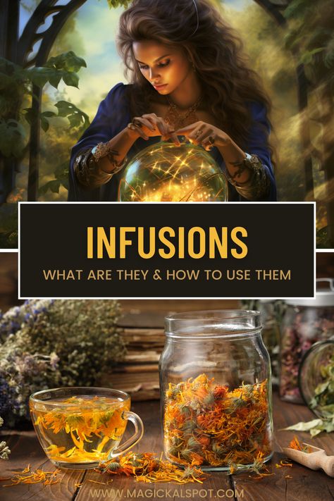 Unlock the potent power of plants with our enlightening article, "What is an Infusion"! 🍵 Dive deep into the heart of herbal wisdom and explore the simplicity and effectiveness of creating infusions. Learn the essential steps, tips, and best practices to extract the healing properties of herbs for wellness and nourishment. Elevate your herbal knowledge and skills! 🌿💚 #HerbalInfusion #NaturalWellness #HolisticHealing #PlantPower Herbalism Books, Herb Preservation, Herbal Knowledge, Properties Of Herbs, Cleansing Spells, Sage Benefits, Infused Waters, Fruit Diy, Herbal Coffee