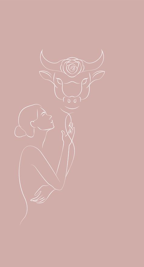 Taurus Szn, Taurus Wallpaper, Arte Aries, Taurus Constellation Tattoo, Taurus Art, Art Lineart, Libra And Taurus, Beige Baby, Taurus Zodiac Facts