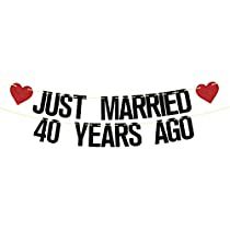 Check this out! 40th Wedding Anniversary Party, 50 Years Married, 30th Anniversary Parties, Happy 40th Anniversary, Anniversary Banner, 50th Wedding Anniversary Party, Anniversary Party Decorations, Anniversary Sign, 40th Wedding Anniversary