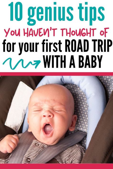 Baby Road Trip, Baby Packing List, Travel Tips With Baby, Traveling With A Baby, Car Trip, Newborn Hacks, Trip Essentials, Toddler Travel, Road Trip Hacks