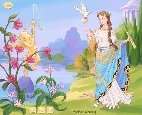 Greek Mythology Artemis, Goddess Hestia, Hestia Goddess, Poseidon God Of The Sea, Greek Demigods, Demeter Goddess, Ares God, Best Dress Up Games, Hera Goddess