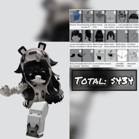 Outfit Ideas Emo, Emo Outfit Ideas, Rblx Avatar, Roblox Ava, Outfit Roblox, Cow Print Wallpaper, Iphone Wallpaper Cat, Roblox Skin, Emo Roblox Avatar