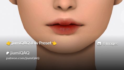 👉jiumiQAQ Jaw Preset👈 | jiumiQAQ Ts4 Cc Jaw Preset, Jaw Presets Sims 4, Sims Jaw Presets, Sims 4 Cc Jawline Presets, Sims 4 Male Jaw Preset, Sims 4 Jaw Preset, Sims 4 Mods, Sims 4