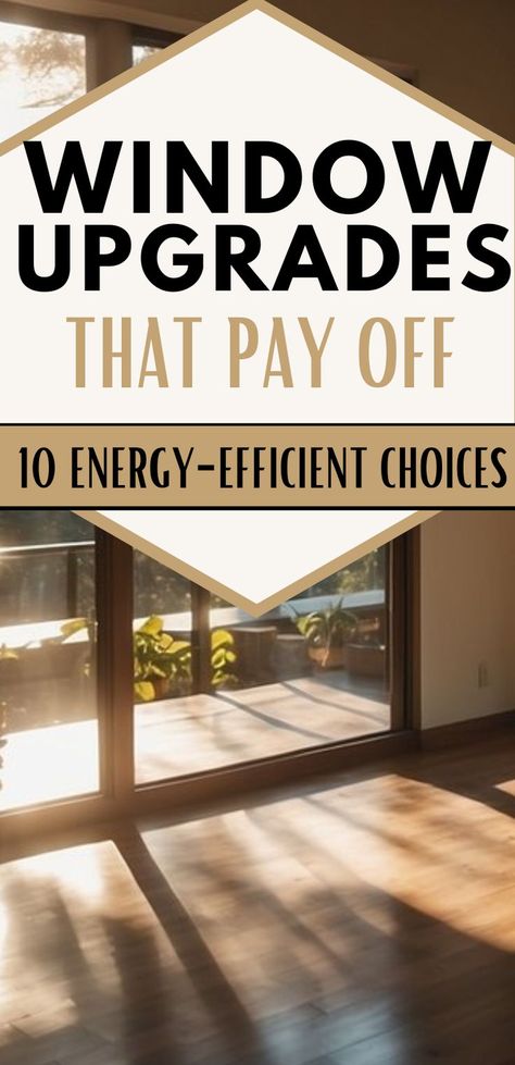 Energy-saving windows adding value to a house. Window Solutions, Drafty Windows, Diy Home Improvements On A Budget, Home Insulation, Energy Efficient Windows, Home Upgrades, Eco Friendly House, Upgrade Your Home, Energy Sources