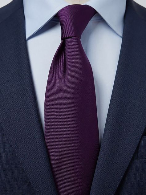 Suit With Light Blue Tie, Suit Purple Tie, Dark Navy Suit, Suit Purple, Dark Blue Suit, Light Blue Tie, Navy Blue Suit, Purple Tie, Navy Suit