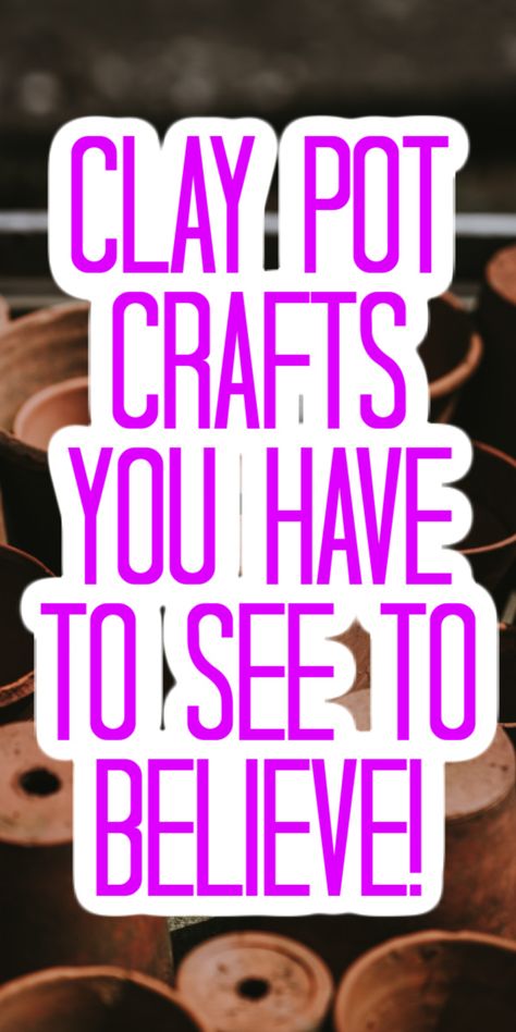 Over 40 clay pot crafts that you can make in 15 minutes or less! Grab your terra cotta pots and get started on these DIY projects! #crafts #claypots #spring #summer Terra Cotta Pot Crafts Diy, Clay Pot Projects, Flower Pot People, Clay Pot People, Terra Cotta Pots, Shoelace Patterns, Terra Cotta Pot Crafts, Painted Pots Diy, Painted Clay Pots