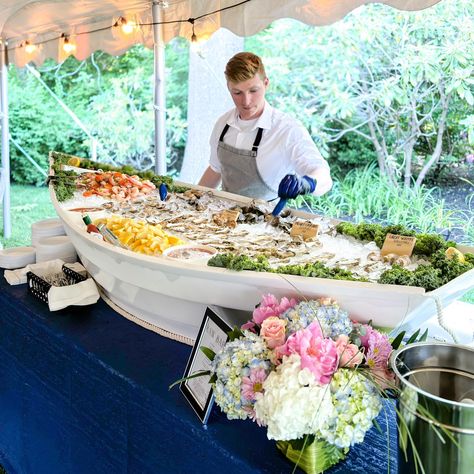 Party ready. 🍽️🎉 #BostonCatering #PartyCateringBoston #CateredEventsBoston #BostonFoodies #BostonEats Wedding Caterer, Bar Catering, Raw Bar, Oyster Recipes, Fresh Oysters, New England Wedding, Raw Bars, Cape Cod Wedding, Party Catering