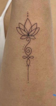 Unique Lotus Flower Tattoo Design, Lucky Tattoos For Women, Lotus Tattoo Simple, Lotus Flower Tattoo Back, Tattoo Ideas Lotus, Lotus Tattoo Ideas For Women, Tattoo Lotus Flower, Simple Lotus Flower Tattoo, Simple Lotus Tattoo