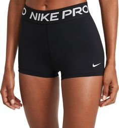 Nike Women's Pro 3" Shorts Nike Pro Biker Shorts, Nike Pros Different Colors, Nike Boxers Women, Women’s Nike Clothes, Black Nike Pro Shorts Outfit, Nike Pro Shorts Black, Black Nike Pro Shorts, Nike Spandex Shorts Volleyball, Nike Pro Top