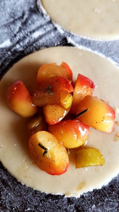 Crabapple & Rosemary Hand Pies: Ancestral Offerings – Gather Victoria Crabapple Pie, Autumn Fruits, Fantasy Food, Berry Tart, Apple Dessert, Apple Dessert Recipes, Berry Pie, Fall Fruits, Wild Apple