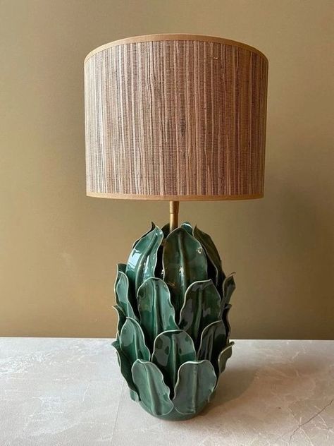 Ceramic Lamp Base, Ceramic Birdhouse, Pottery Pots, Pottery Lamp, Gold Lamp, Lampe Decoration, Diy Lamp Shade, Ceramic Light, Ceramics Pottery Art