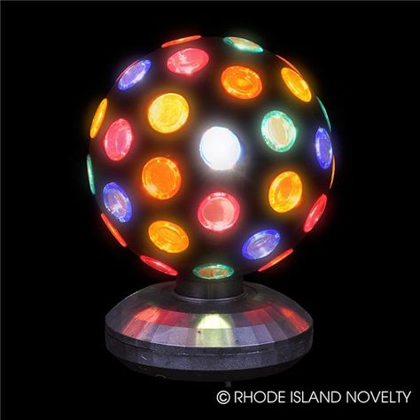 9" DISCO LIGHT Glitter Lamps, Anime Aura, Led Ball Lights, 1970s Party, Disco Aesthetic, Disco Ball Light, Disco Birthday Party, Disco Decorations, Led Balloons