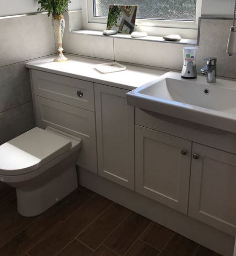 Utopia Bathrooms Furniture, Bathroom Fitted Furniture Ideas, Small Bathroom Ideas With Bath Uk, Bathroom Toilet And Sink Vanity Unit, Fitted Furniture Bathroom, Fitted Bathroom Ideas, Bathroom Fitted Furniture, Toilet And Sink Bathroom Ideas, Utopia Bathrooms