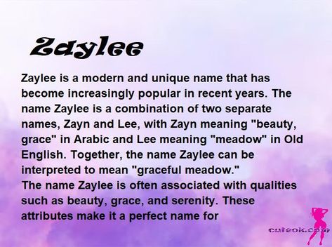 meaning of the name "Zaylee" meaning of the name Zaylee, meaning of my name, spiritual meaning of my name Madison Meaning, Florence Meaning, Aurora Meaning, Eden Meaning, Jamie Name, Faith Meaning, Hope Meaning, Meaning Of My Name, American Outfits