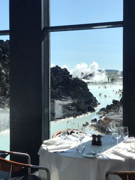 Lava Restaurant Blue Lagoon, Iceland Moodboard, Iceland Spa, Iceland Restaurants, Iceland Aesthetic, Iceland Food, Iceland Winter, Healing Era, Blue Lagoon Iceland