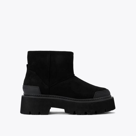 Shop TRICK WARM Black Soft Warm Boots by KG KURT GEIGER at official Kurt Geiger Site.