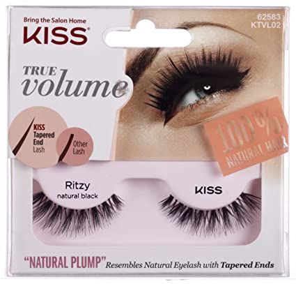 Amazon.com : Kiss Products True Volume Lash, Ritzy, 0.03 Pounds : Beauty Make Eyelashes Longer, Best False Eyelashes, Artificial Eyelashes, Kiss Products, Kiss Lashes, Natural Eyelashes, Magnetic Eyelashes, Longer Eyelashes, Volume Lashes