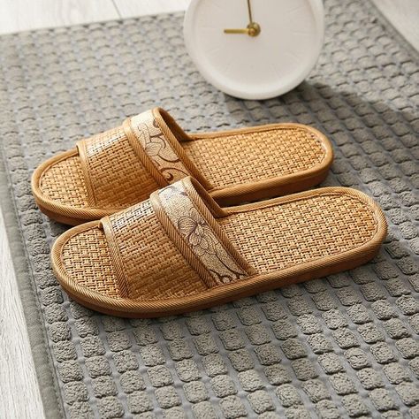 Sandal Hotel, Philippine History, Women Summer Sandals, Hotel Slippers, Slippers For Men, Slide Slippers, Home Slippers, Woven Rattan, Elegant Shoes