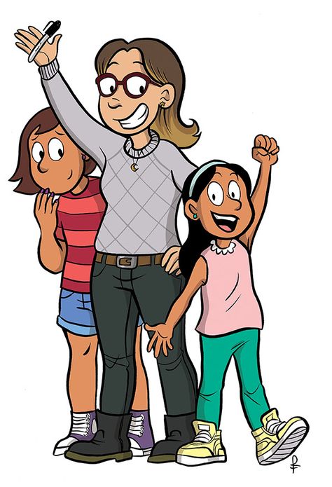 Raina Raina Telgemeier Art, Smile By Raina Telgemeier, Raina Telgemeier, Illustration Children, The Baby Sitters Club, Indie Bookstore, Monster Drawing, Female Inspiration, Sketch Poses