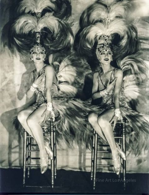 Dolly Sisters, Burlesque Vintage, 1920s Glamour, James Edward, Vintage Photo Prints, Ziegfeld Follies, Ziegfeld Girls, Vintage Burlesque, Josephine Baker