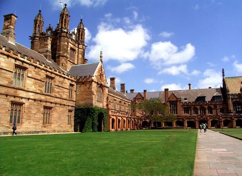 Sydney University is home to Sancta Sophia College and Graduate House, an all year round source of clean, cheap, quiet, safe and well-located accommodation in the bustling heart of a beautiful city Expensive Travel, Master Of Business Administration, Student Scholarships, Vet School, University Of Sydney, Masters In Business Administration, Work Abroad, Budget Travel Destinations, University Professor