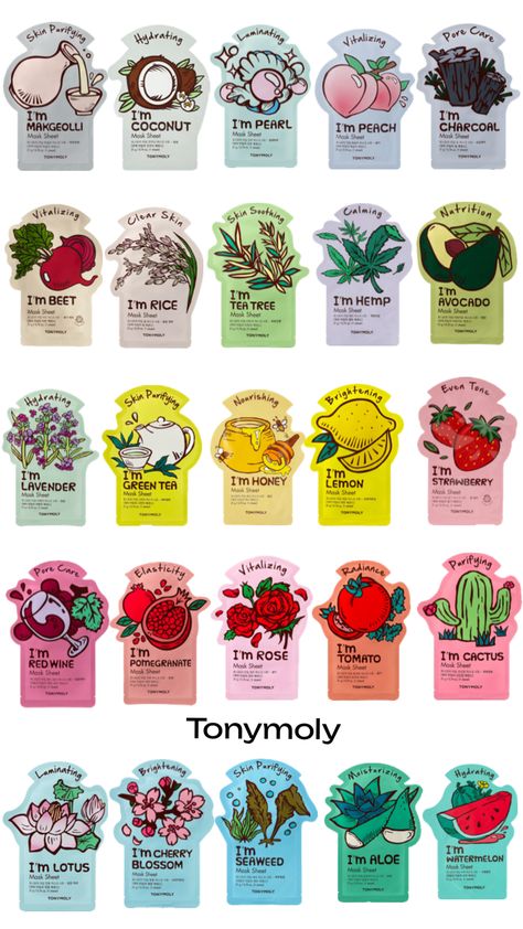 #tonymoly #facemask #skincare Tea Tree Mask, Facemask Skincare, Charcoal Mask, Tony Moly, Sheet Mask, Glam Makeup, Beets, Tea Tree, Clear Skin