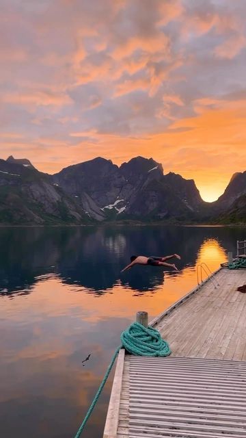 Norway on Instagram: "Norwegian summer ☀️ Are you looking forward to the upcoming season? Video by @axelblanch" Norway Roadtrip, Norwegian Summer, Aesthetic Places, Magical Life, Norway Travel, Travel Wishlist, Summer Road Trip, Dream Travel Destinations, Beautiful Sunrise