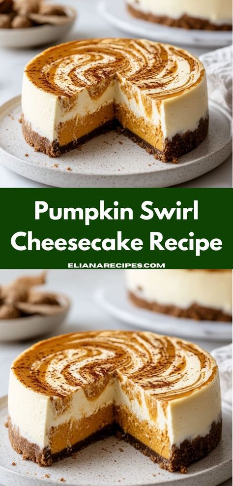 Make this Thanksgiving unforgettable with a mouthwatering selection of desserts! From classic pumpkin pie to rich chocolate pecan tart, we've got treats that will delight everyone at the table. Discover easy recipes for Thanksgiving desserts that are sure to impress your family and friends. Whether you're baking cookies, cakes, or fruity desserts, our collection has something for everyone. Sweeten your holiday celebration with these perfect Thanksgiving dessert ideas that will leave everyone ask Delicious Thanksgiving Desserts, Thanksgiving Dessert Recipes, Pumpkin Swirl Cheesecake, Classic Pumpkin Pie, Swirl Cheesecake, Pumpkin Pie Cheesecake, Pumpkin Cheesecake Recipes, Best Pumpkin Pie, Pumpkin Spice Cake