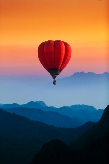 Painting Of Hot Air Balloon, Sky Reference Photos, Hot Air Balloon Photos, Landscape Images Photography, Painting Reference Photos Nature, Nature Reference Photos, Reference Photos Nature, Hot Air Balloon Sunset, Hot Air Balloon Landscape