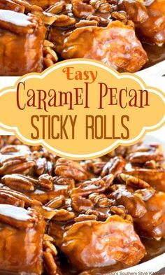 Vegan Sticky Buns, Easy Sticky Bun Recipe, Homemade Sticky Buns, Caramel Pecan Sticky Buns, Easy Sticky Buns, Caramel Bread, Caramel Sticky Buns, Cinnamon Sticky Buns, Sticky Rolls