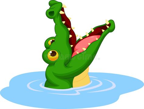 Download Crocodile Cartoon Open Its Mouth Stock Vector - Image: 39806048 Alligator Drawing, Open Mouth Drawing, Teaching Safety, Crocodile Cartoon, Baby Alligator, Inkscape Tutorials, Mouth Drawing, Frog Art, Crocodiles