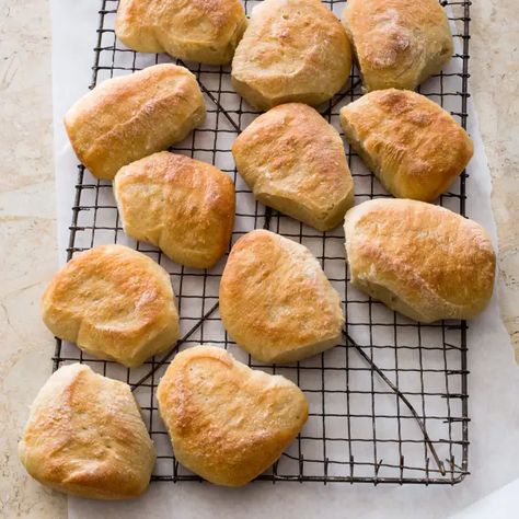 Rustic Dinner Rolls | America's Test Kitchen Rustic Dinner, Cooks Country, Donut Toppings, Fluffy Dinner Rolls, Cookie Toppings, Caramel Tart, Kitchen Rustic, America's Test Kitchen Recipes, Dinner Rolls Recipe