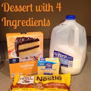 Nest Cake, 4 Ingredient Desserts, Tummy Yummy, Wasp Nest, Best Sweets, Dessert Ingredients, Sweets Cake, 4 Ingredient, Cake Mix Recipes