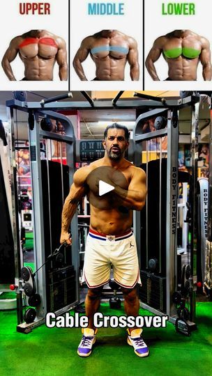 Workout Chest, Pectoral Muscles, Cable Machine, Bodybuilding Fitness, Chest Workout, Body Health, Muscles, Crossover, Bodybuilding