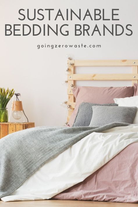 Sustainable Bedding, Eco Friendly Bedroom, Natural Cleaning Products Diy, Eco Friendly Bedding, Waste Free Living, Environmentally Friendly Living, Eco Lifestyle, Eco Living, Bedding Brands