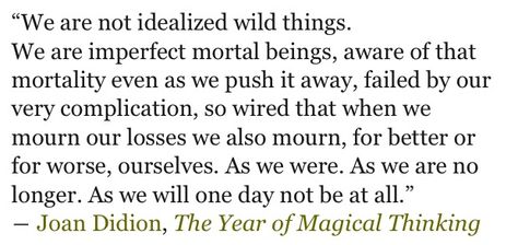 The Year of Magical Thinking by Joan Didion. The best book I've ever read! The Year Of Magical Thinking Quotes, Madison Core, The Year Of Magical Thinking, Joan Didion Quotes, Joan Didion, Poetic Words, Magical Thinking, My Year, Thinking Quotes