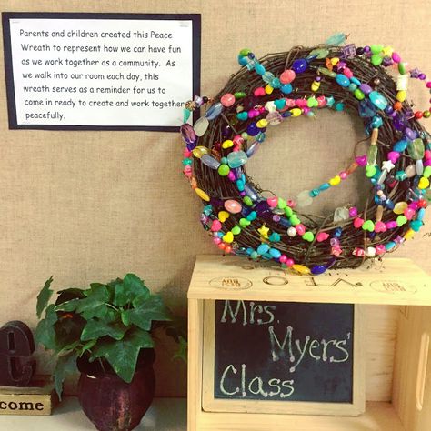 Inquiring Minds: Mrs. Myers' Kindergarten: Starting the Year Building Home/School Relationships Open House Activities, Kindergarten First Week, Peace Wreath, Remembrance Day Activities, Reggio Emilia Classroom, Reggio Inspired Classrooms, Reggio Classroom, Building Home, Playbased Learning