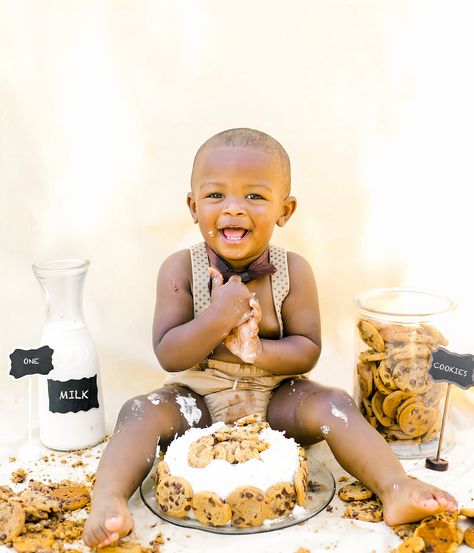 Milk And Cookies Photo Shoot, Milk And Cookies 1st Birthday, 1st Birthday Photoshoot Ideas, Milk And Cookies Party, First Birthday Shoot, Accessories Quotes, One Tough Cookie, Photoshoot Theme, Boys Photoshoot