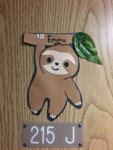 Door Name Tags, Resident Assistant Door Decs, Jungle Door, Preschool Door, Ra Door Decs, Ra Themes, Door Decks, Name Tag For School, Door Decs