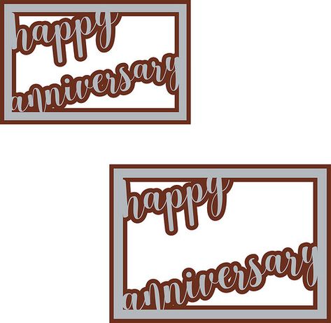 Anniversary Svg Free, Pop Up Flower Cards, Happy Anniversary Cards, Tip Jars, Diy Cricut, Free Svg, Happy Anniversary, Svg Files For Cricut, Anniversary Cards