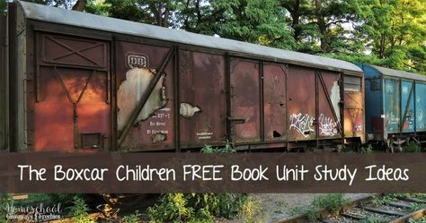 The Boxcar Children FREE Book Unit Study Ideas with PLENTY OF LINKS :) Boxcar Children Project, First Chapter Books, Homeschool Bookshelf, Reading Skills Activities, The Boxcar Children, Unit Study Ideas, Create Your Own Book, Boxcar Children, Kids Book Club