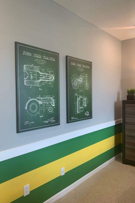 John Deere Bedroom Ideas, John Deere Boys Room, John Deere Bedroom, John Deere Room, John Deere Decor, Bedroom Ideas For Kids, Farm Bedroom, Small Kids Bedroom, Farm Room