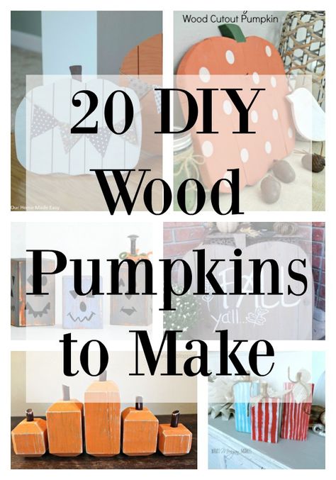 Make Your Own DIY Wood Pumpkins With These Fun Ideas! Painting Wood Pumpkin Ideas, Small Wood Pumpkins Diy, Wood Block Pumpkins Diy Fall Crafts, How To Paint Wooden Pumpkins, Fall Woodworking Ideas, Painted Wooden Pumpkin Ideas, Wooden Pumpkins Diy Rustic Wood, 2x4 Pumpkins Wood Crafts, Diy Wood Pumpkin Decor