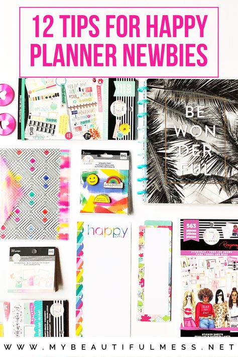 The Happy Planner Ideas, Planner Spread Inspiration, Happy Planner Ideas, Happy Planner Layout, Mambi Happy Planner, Planner Diary, Planner Obsessed, Classic Happy Planner, Planner Tips