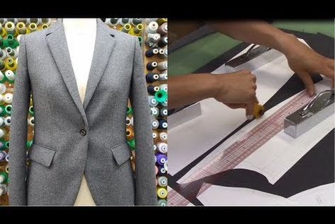 Sew A Jacket, Jacket Tutorial, Blazer Pattern, African Shirts For Men, Tailoring Techniques, Blind Stitch, African Shirts, Couture Sewing Techniques, Old Shirts